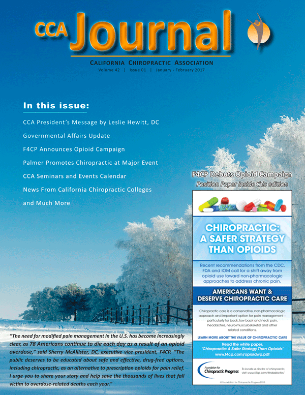 January CCA Journal cover image